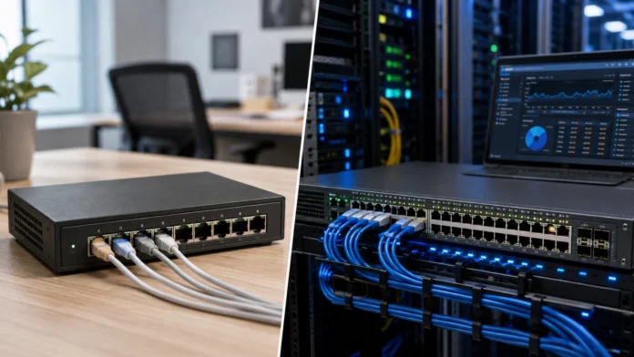 Managed vs Unmanaged Switch Which Should You Choose