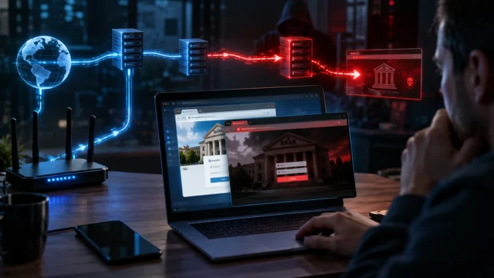 What is Pharming in Cyber Security